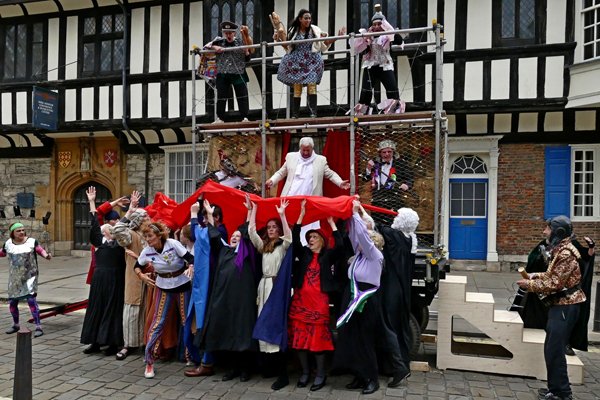 York Mystery Plays Waggons 2018 - The Harrowing Of Hell
